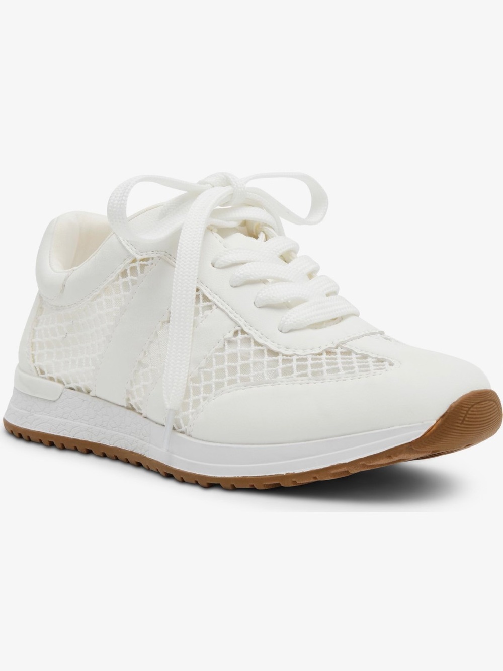 DV by Dolce Vita Jinja Mesh White Sneaker